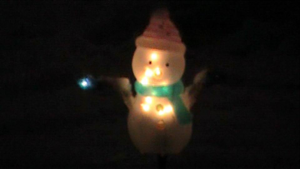 Glowing Snow Man