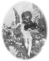 Angel playing violin